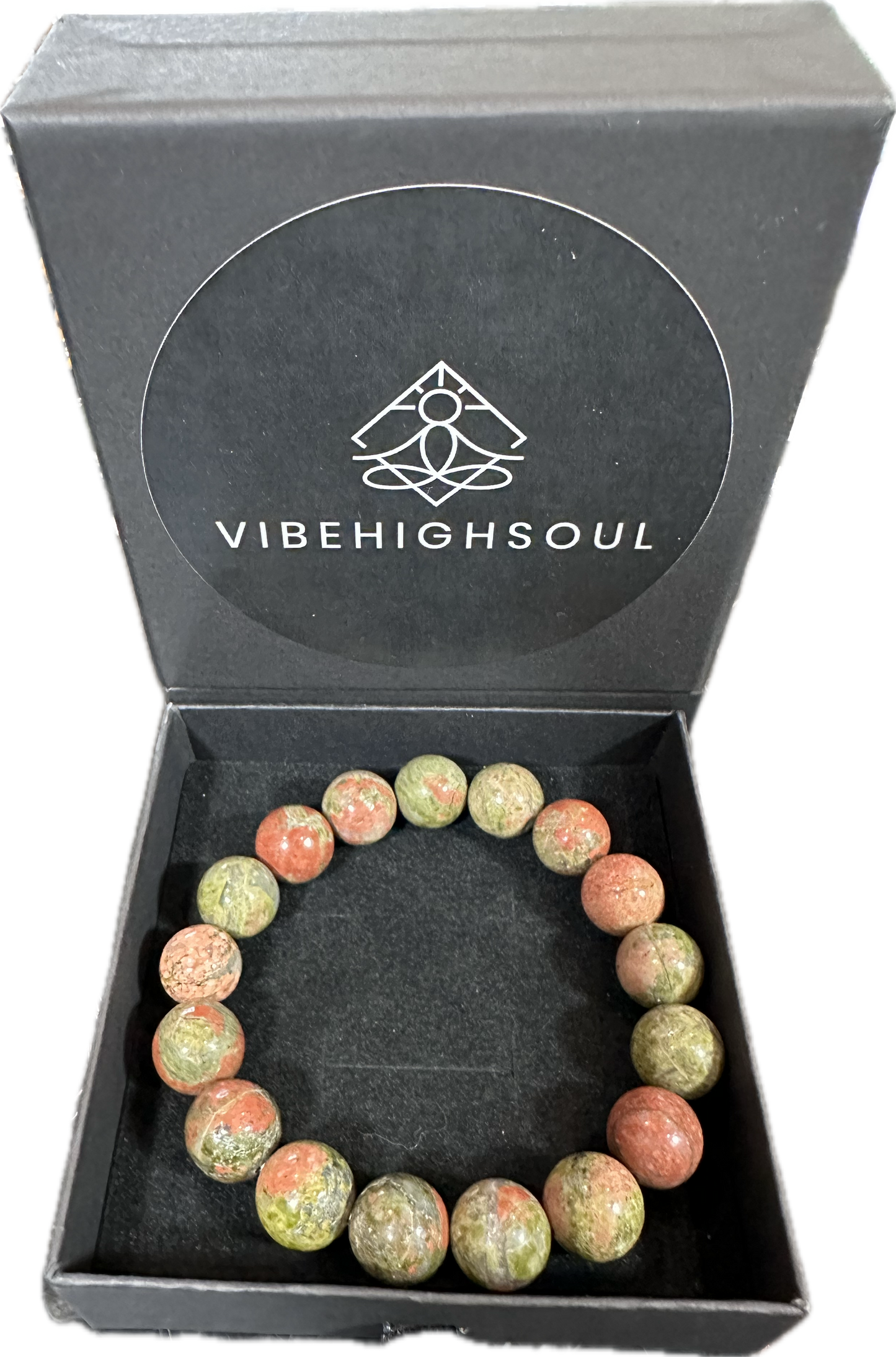 Unakite Bracelet 12mm