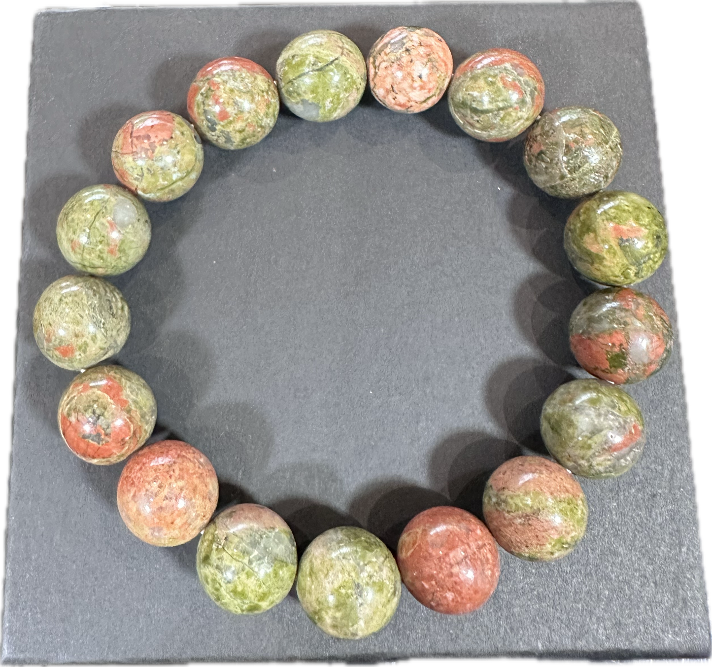 Unakite Bracelet 12mm