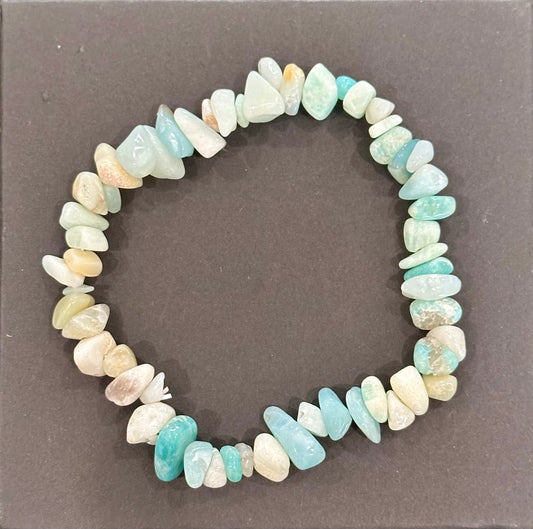 Chip Amazonite Stretch Bracelet