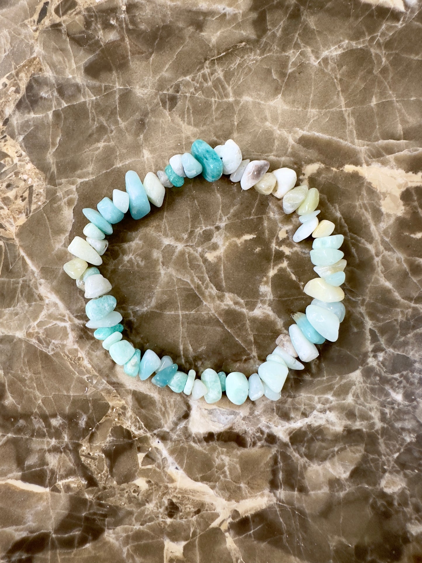 Chip Amazonite Stretch Bracelet